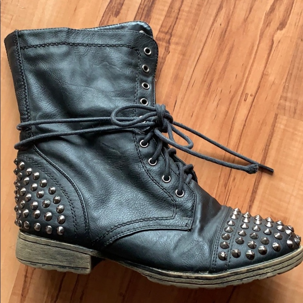 Black Boots with Studs